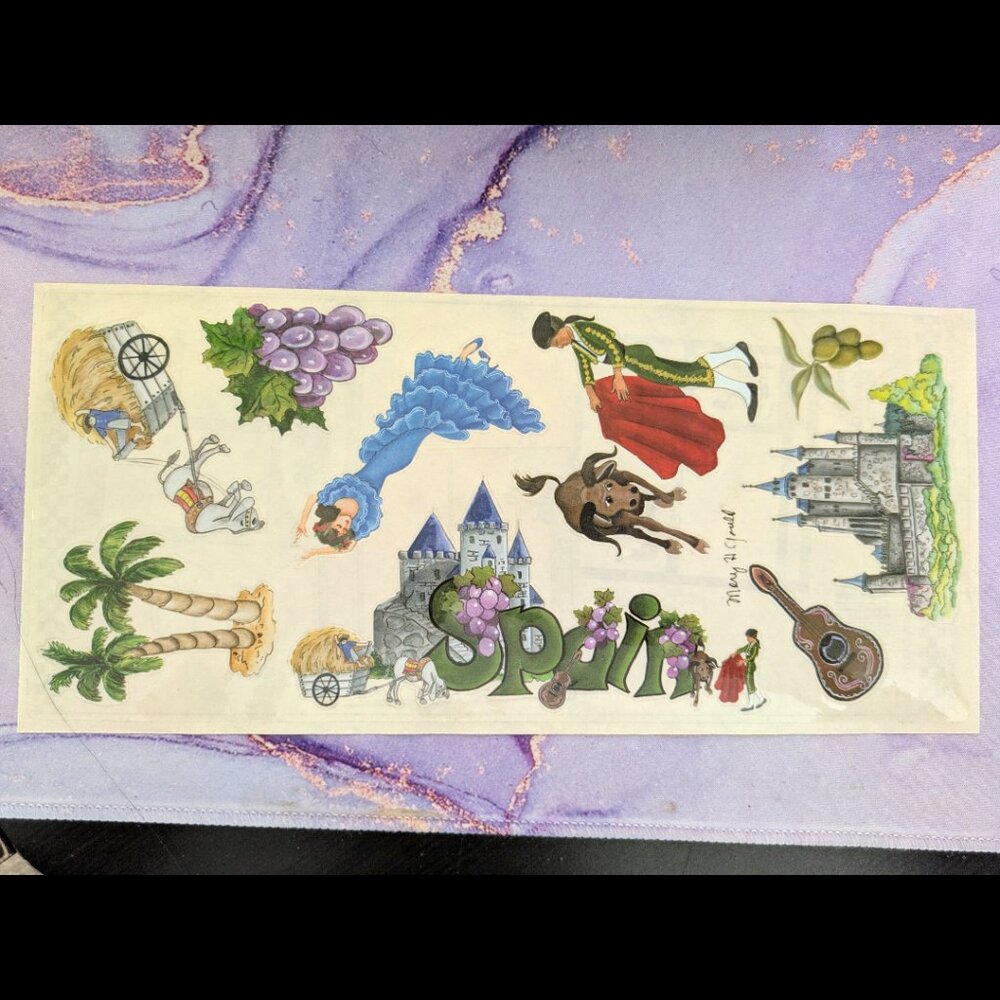 Spain Scrapbook Stickers - Picture 4 of 4